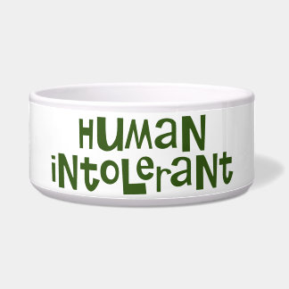 Tigela Intolerante Humano