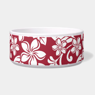 Tigela ISLAND PLUMERIA (CARDINAL RED) Cerâmica Pet Bowl