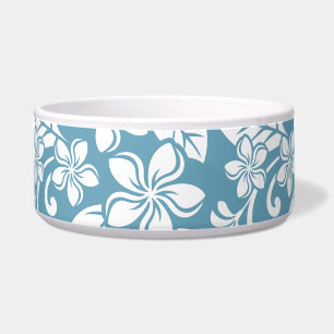 Tigela ISLAND PLUMERIA (SLATE BLUE) Cerâmica Pet Bowl