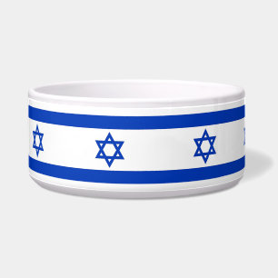 Tigela Israelense Flag Pet Bowl