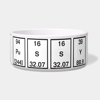 Tigela Ítrio do sódio do plutônio (bichano)