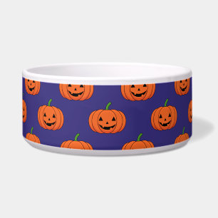 Tigela Jack-O-Lanterna Pumpkin Padrão de Halloween