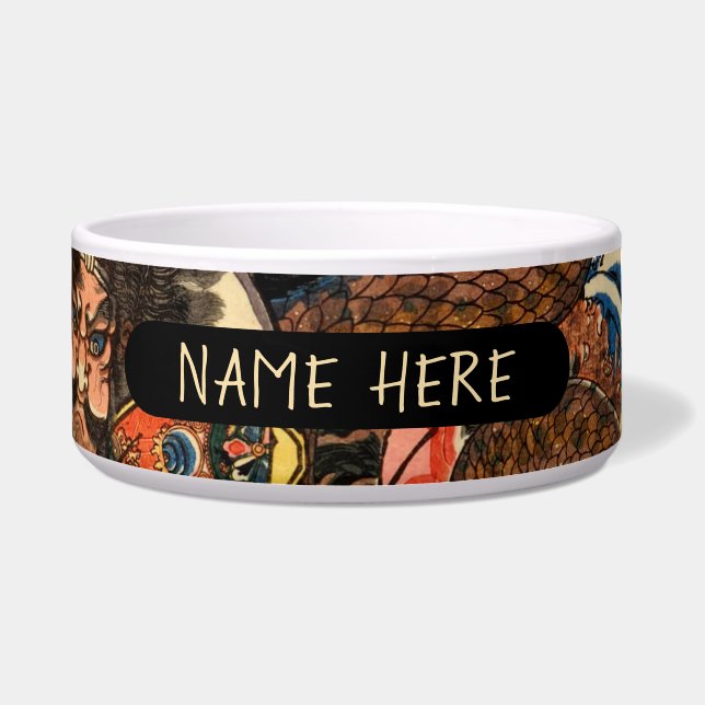 TIGELA JAPONÊS SAMURAI BOWL PERSONALIZADO (Frente)