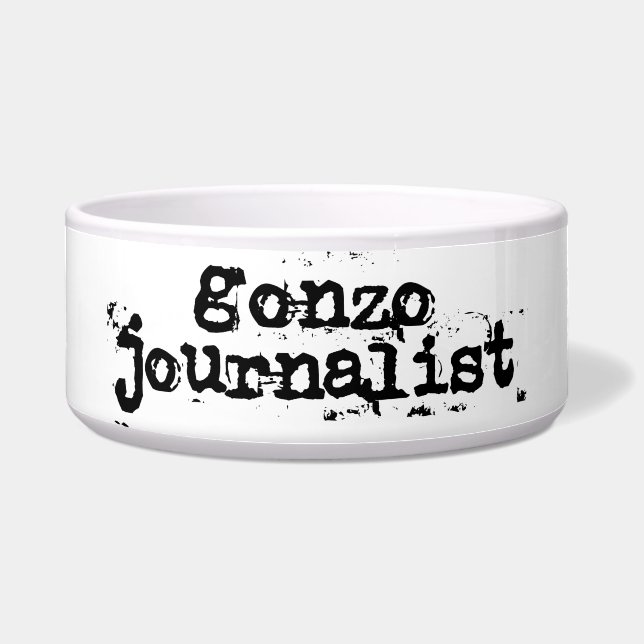 Tigela Jornalista Gonzo (Frente)