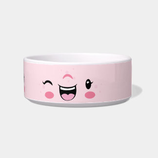 Tigela Kawaii Face Dog Bowl