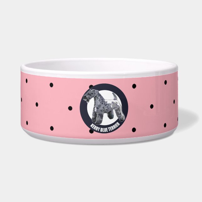 Tigela Kerry Blue Terrier (Frente)