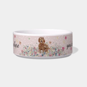 Tigela Labradoodle Dog com patas