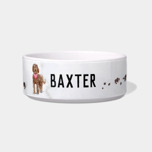 Tigela Labradoodle Personal Dog Bowl