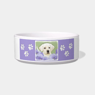 Tigela Labrador Retriever Puppy Pintura Original