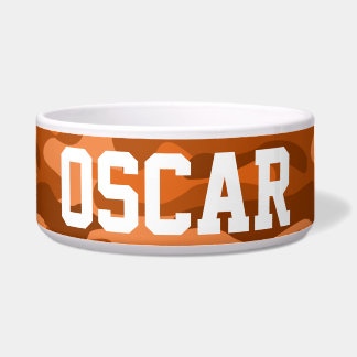 Tigela Laranja Espanhol Camo Monocolor