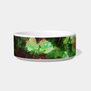 Tigela Legal padrão de arte verde-vermelha. Conceito de n