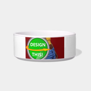 Tigela LEGAL! Pet Bowl - Cerâmica - Média - Personalizada