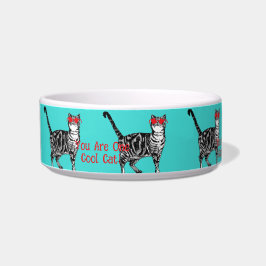 Tigela Legal Tabby Cat Você É Um Gato De Gato Legal