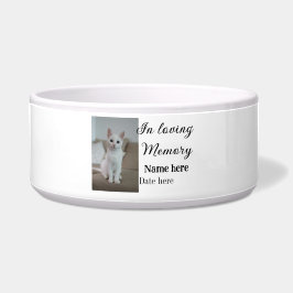 Tigela Lembrança memorial em memória amorosa adicionar no