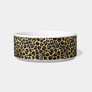 TIGELA LEOPARD ANIMAL PRINT 2 THEME PET BOWL