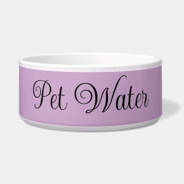 Tigela Lilac Sólido Cor Água Pet