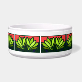 Tigela Lily Flower Cerâmica Dog Bowl