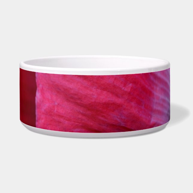 Tigela Linda Papoula Rosa e Roxa (Frente)