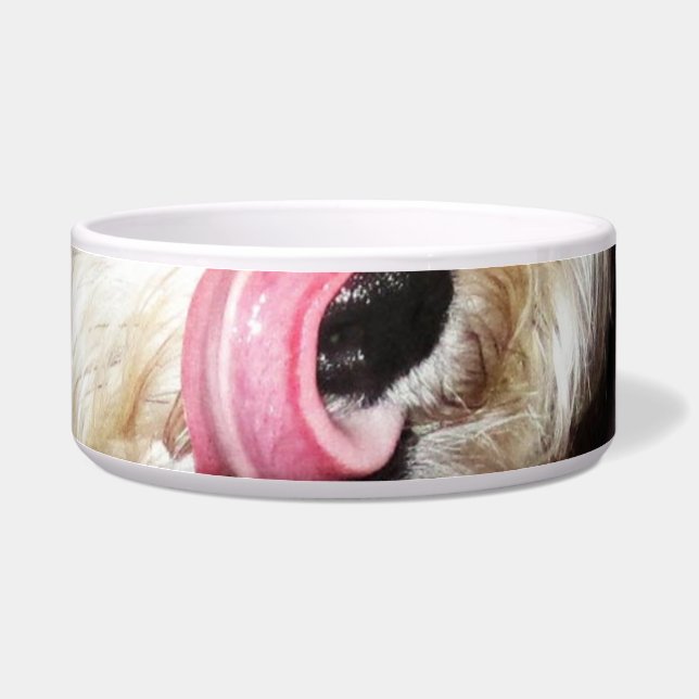 Tigela Língua máxima da bacia do cachorrinho! (Direita)
