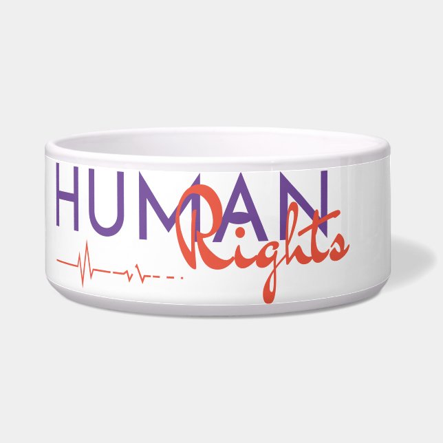 Tigela Linha de vida dos direitos humanos (Direita)