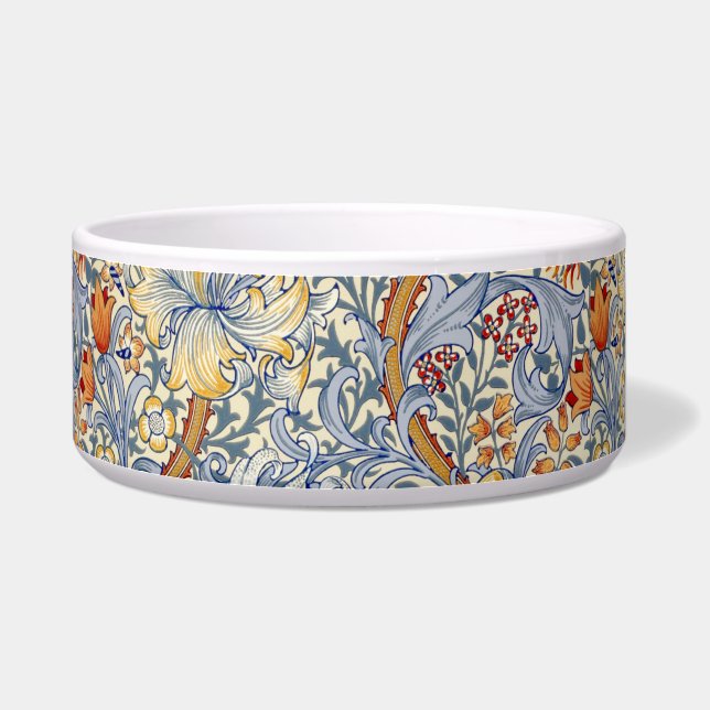 Tigela Lírio Dourado Botânico Vitoriano de William Morris (Direita)