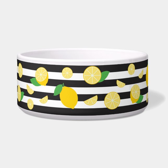 Tigela Listra temático do limão (Frente)
