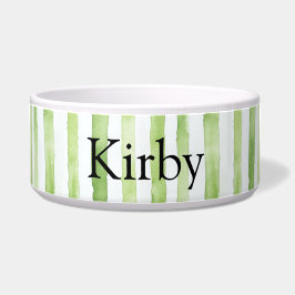 Tigela Listras brancas verdes