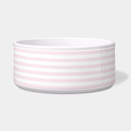 Tigela Listras cor-de-rosa e brancas - Pet Bowl