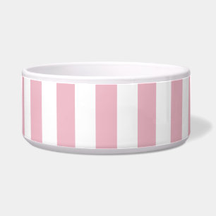 Tigela Listras Rosa, Listras Brancas, Padrões Laminados