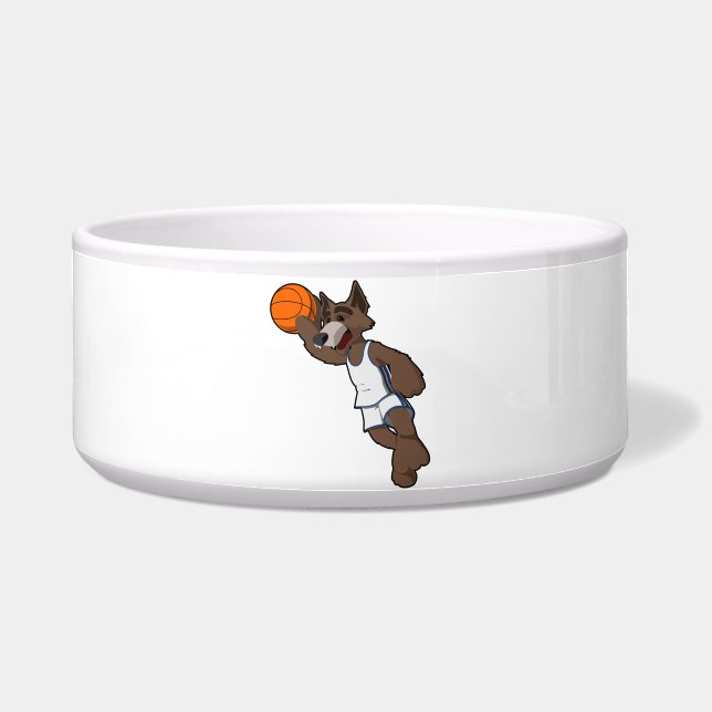Tigela Lobo do Basquete (Frente)
