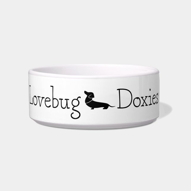 Tigela Logotipo Lovebug Doxies (Frente)