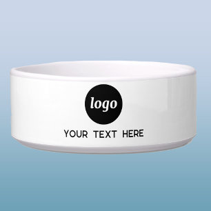 Tigela Logotipo Simples de Negócios de Marcas Promocionai
