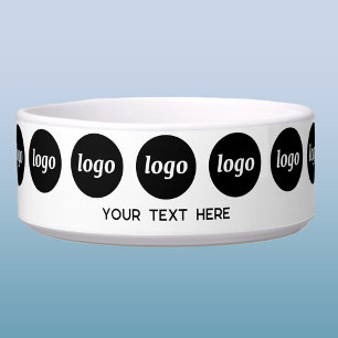 Tigela Logotipo Simples de Negócios Promocional para Pet