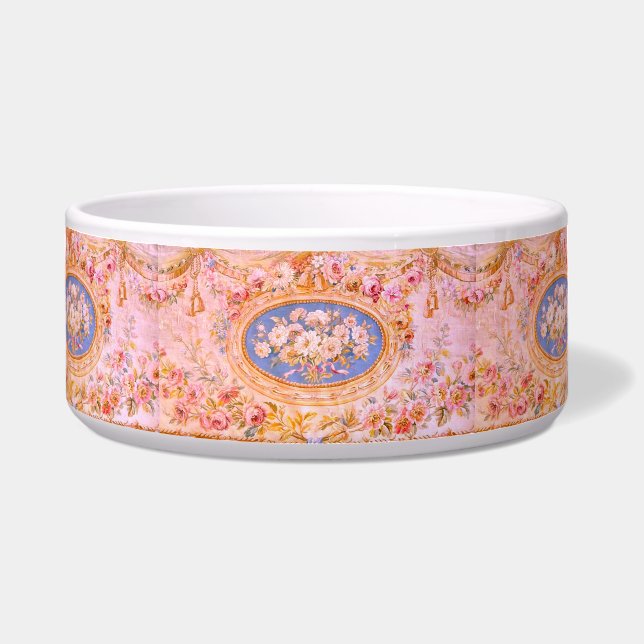 Tigela Louis XV Floral Pet Bowl (Frente)