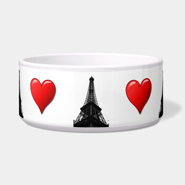Tigela Love Paris Pet Bowl (Frente)