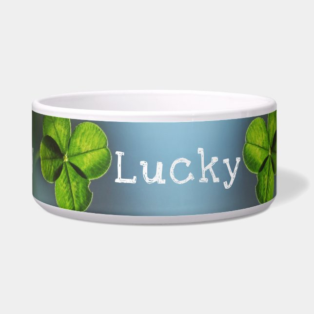 Tigela Lucky Green Four Folha Clover (Direita)