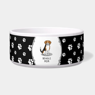Tigela Mãe de Beagle (tri color 3) Cachorro Mãe de Cachor