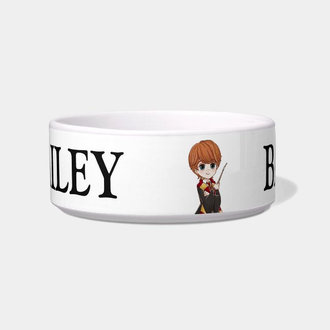 Tigela Magical Ron Weasley Watercolor (Frente)