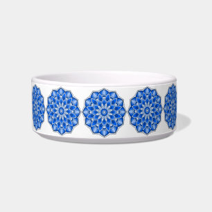 Tigela Mandala em azul