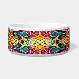 Tigela Mandala Sinfonia de Cores – Floral Psicodélico Ous