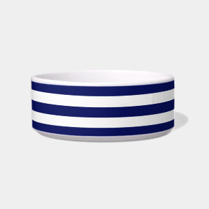 Tigela Marinho Azul Branco Horiz Pré-Disquete Stripe #3 M