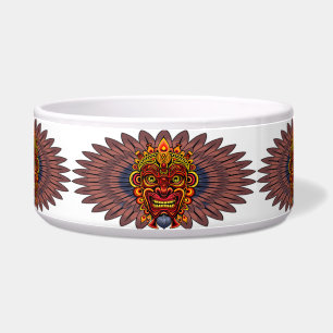 Tigela Máscara Ritual do Rei Guerreiro Tribal