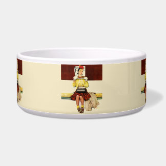 Tigela Menina de cobrir