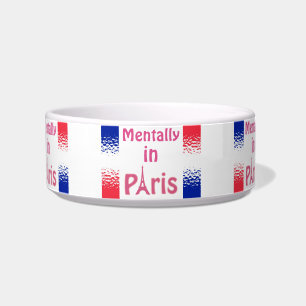 Tigela Mentally In Paris Pet Bowl