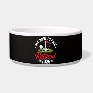 Tigela Meu Novo Escritório Aposentado 2026 Golfe Aposenta