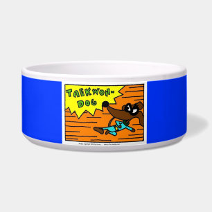 Tigela Midge TAEKWON-DOG Pet Bowl - Azul