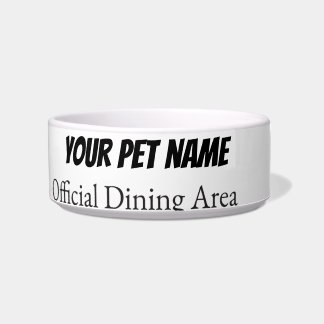 Tigela Modern Personalized Pet bowl | Custom Name Dog