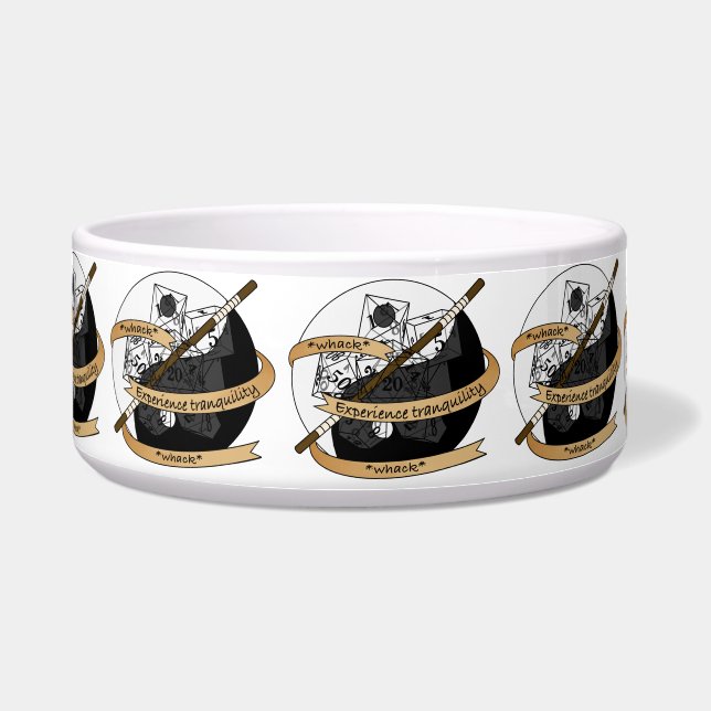 Tigela Monk Dice Design (Frente)