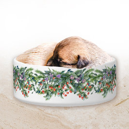 Tigela Morango-de-natal, fraldas-de-pinheiro