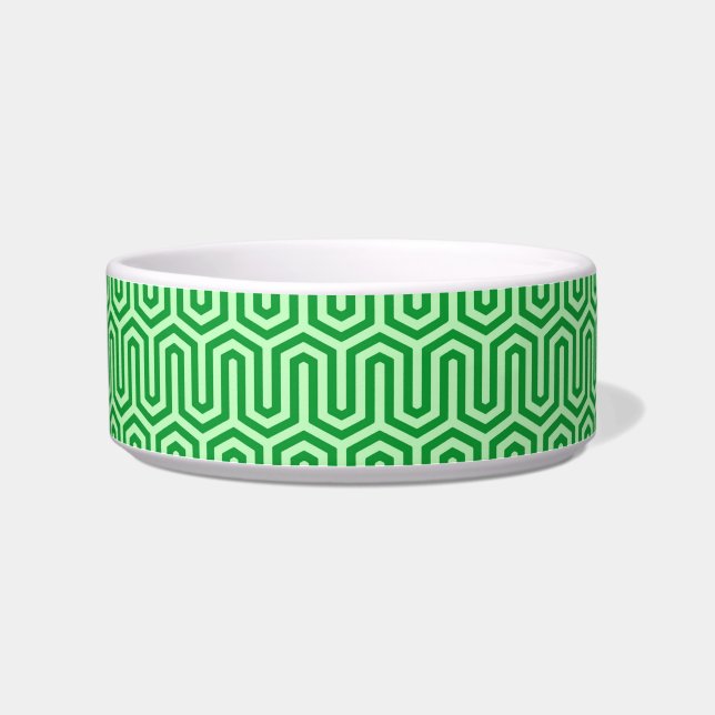 Tigela Motif deco egípcio - jade verde (Esquerda)